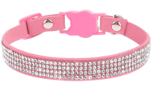 Luxury Breakaway Cat Collar with Crystals